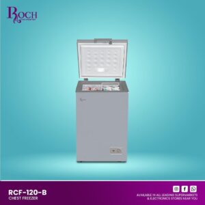 congelateur roch horizontal 120litres gris rcf120b